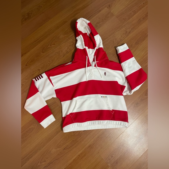 Hudson’s Bay Stripes Cropped Hoody - Picture 10 of 10